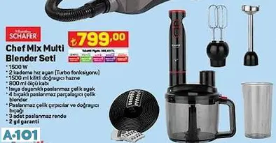 SCHAFER BLENDER SETİ SCHAFER BLENDER SETİ